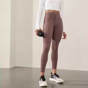 Athleta Rainier High Rise Cargo Legging, Smoky Rose - M